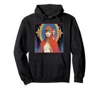 Fantasía Gótica Hermosa Mujer Gótica Capa Roja Esqueleto Sudadera con Capucha