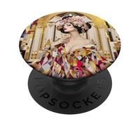 Fantasía Lady Art Deco PopSockets PopGrip Adhesivo