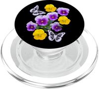 Fantasía Mariposas Blancas Púrpura Amarillo Pensamientos Formas Mania PopSockets PopGrip para MagSafe