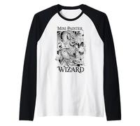Fantasía Miniatura Mini Pintor Divertido Mago Aerógrafo RPG Camiseta Manga Raglan