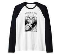 Fantasía Miniatura Pintor De Minis Divertido Orco Aerógrafo RPG Camiseta Manga Raglan