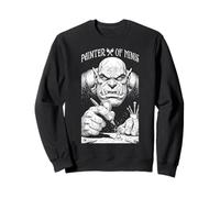 Fantasía Miniatura Pintor De Minis Divertido Orco Aerógrafo RPG Sudadera