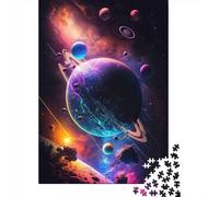 Fantasía Planeta Cósmico 1000 Piezas Stock De Cartas Premium Rompecabezas Premium Fans De Adolescentes 12-18 Años Difícil Desafío Decoración De Paredes 52x38cm/1000pcs