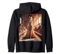 Fantasía Podio Hermoso Gato Sudadera con Capucha