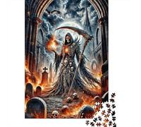 Fantasía Reaper de la Muerte 1000 Piezas Papel Ecológico Rompecabezas Clásicos Amantes De La Familia Descompresión Juego Regalos Paquete De Valor 52x38cm/1000pcs