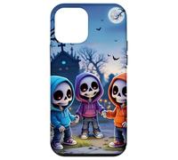 Fantasía Riendo Chibi Esqueletos Carcasa para iPhone 12 mini