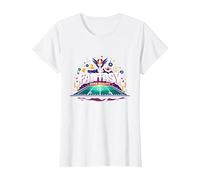 Fantasía sobre Realidad Fútbol Hombres Entusiastas del Deporte Camiseta, Mujer, Blanco, L