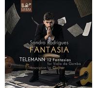 Sandro Rodrigues – Telemann: 12 Fantasías para viola da gamba transcritas para guitarra – CD