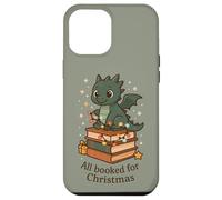 Fantasía Todo Reservado para Navidad Bookworm Library Dragon Carcasa para iPhone 12 Pro MAX