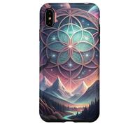 Fantasía Universo Mundo Símbolos Luna Carcasa para iPhone XS Max