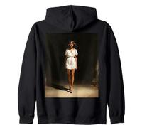 Fantasía Vestido Blanco Chica Sudadera con Capucha