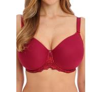 Fantasie Aubree Underwire Molded Spacer T-Shirt Bra Sujetador para Camiseta, Opaco, Rojo, 90F para Mujer