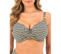 Fantasie KOH Lipe Black & Cream - Top de Traje de baño Trenzado con armaduras, 100 G, Negro