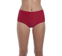 Fantasie Smoothease - Calzoncillos de Cobertura Completa sin Costuras para Mujer, Rojo -, Talla única