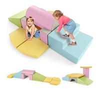 FANTASK 10 Piezas de Bloques de construcción de Espuma, Bloques Gigantes de Poliuretano, Bloques de construcción Grandes Suaves para Escalar y deslizarse, Bloques de Escalada Interiores para niños a