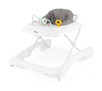FANTASK Andador plegable 3 en 1, con placa de juego extraíble, altura y velocidad ajustables, andador, sin caminar, para bebés a partir de 6 meses (gris)