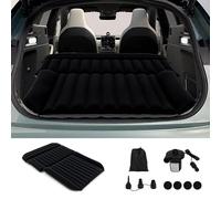 FANTASK Colchón de Aire para Coche, 190 x 130 cm, con Bomba de Aire y Bolsa de Transporte, Accesorio de Dormir de Doble Cara para Maletero, Camping, Viajes, Exterior (Negro)