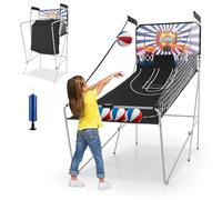 FANTASK Máquina de Tiro eléctrica 8 en 1 con 4 Bolas, 8 Modos de Juego, Bomba de Aire para 2 Jugadores para niños y Adultos