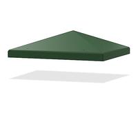 FANTASK Techo de Repuesto para cenador de 3 x 3 m, Impermeable, con Agujeros de Drenaje y Cierres de, Cubierta de cenador, protección UV (Verde)