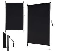 FANTASK Toldo Vertical retráctil con manivela, toldo Vertical Exterior, toldo Extensible para balcón, 150 x 220-310 cm, Color Negro
