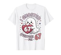Fantasma a Todos por 67 Divertido Valentine Single 67 Meme Camiseta
