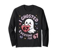 Fantasma a Todos por 67 Meme Divertido de San Valentín Manga Larga