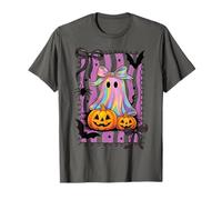 Fantasma Adorable Lazo coqueto Retro de los 90 y2k Chicas Camiseta
