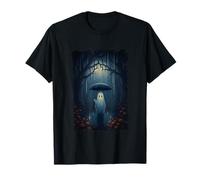 Fantasma bajo la Lluvia bajo el Paraguas Camiseta
