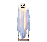 Fantasma Colgante Decoración Al Aire Libre De Miedo Brillante Con Pilas