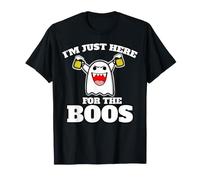Fantasma con Cerveza Estoy aquí para los abucheos Camiseta