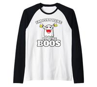 Fantasma con Cerveza Estoy aquí para los abucheos Camiseta Manga Raglan