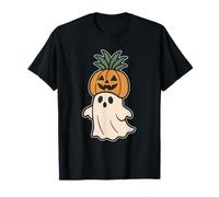 Fantasma con Corona de Calabaza Camiseta