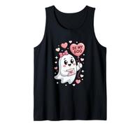 Fantasma con Globo de corazón y gráfico de Carta de Camiseta sin Mangas