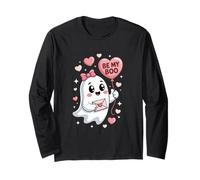 Fantasma con Globo de corazón y gráfico de Carta de Manga Larga