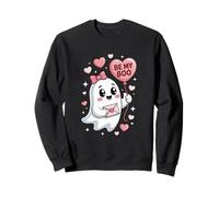 Fantasma con Globo de corazón y gráfico de Carta de Sudadera