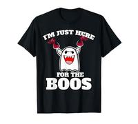 Fantasma con Vino Estoy aquí para los abucheos Camiseta gráfica económica