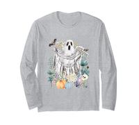 Fantasma Cottagecore Halloween Summerween Acuarela Fantasmas Manga Larga