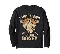 Fantasma de golf divertido Halloween I Ain't Afraid of Bogey Manga Larga