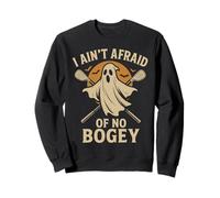 Fantasma de golf divertido Halloween I Ain't Afraid of Bogey Sudadera
