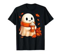 Fantasma de Halloween Calabaza Especias Latte Otoño Camiseta