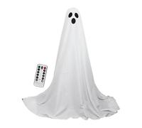 Fantasma de Halloween,Fantasma espeluznante brillante al aire libre con guirnalda LED mando a distancia | Decoración aterradora casa embrujada para jardín, terraza porche festival evento
