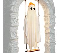 Fantasma De Halloween Gigante con Mando 8 Modos Luz a Pilas Impermeable