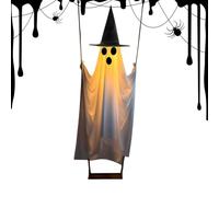 Fantasma de Halloween Iluminado Luces LED Espeluznantes, Control Remoto,