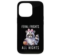 Fantasma de Halloween mapache divertido espeluznante y salvaje Carcasa para iPhone 13 Pro