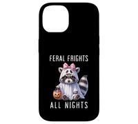 Fantasma de Halloween mapache divertido espeluznante y salvaje Carcasa para iPhone 14