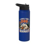 Fantasma de Halloween pone el abucheo en Burnout Halloween Stainless Steel Insulated Water Bottle