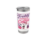 Fantasma de Halloween Recién Boo'd Amante del Café Vintage Halloween Vaso térmico de acero inoxidable de doble pared