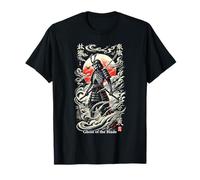 Fantasma de la hoja - Samurai Neo Japanese Anime Tattoo Art Camiseta