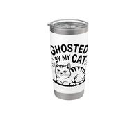 Fantasma de mi gato - Ignorado por el gato Vaso térmico de acero inoxidable de doble pared