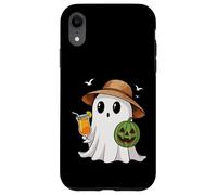 Fantasma de sandía tallada novedosa de verano Halloween en julio Carcasa para iPhone XR